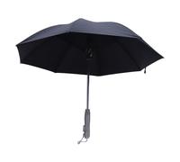 mingzhe Ombrellone Portatile con Ventola di Raffreddamento e Spray Nebulizzato per gli Sport da Spiaggia Protezione UV UPF 50+ (Nera)