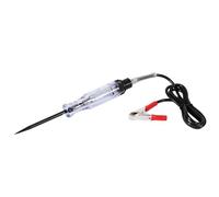 Mingzhe Penna Sonda per Tester di Circuito Elettrico Automatico 6V-24V con Luce, Manico Lungo in Plastica AS, Acciaio Al Carbonio, Ottima qualità, Super Comoda Portare con sé, Penna