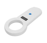 mingzhe Pet Microchip Scanner 134.2kHz Light Emission Organic Emission Display USB Pet ID Reader per la Gestione Agricola della Clinica Veterinaria White