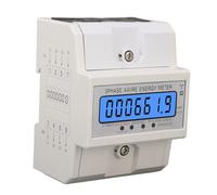 Mingzhe Preciso Contatore Energetico Digitale per Applicazioni Trifase | Ottimo isolamento, indicatore di impulsi, versatilità di installazione, test di risparmio energetico, dotazioni di sicurezza