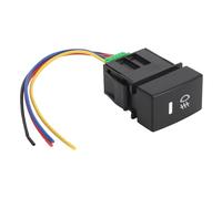 Mingzhe Pulsante a 4 Poli 12V, ABS Ad Alte Prestazioni | Resistente alla temperatura, design plug and play, funziona con fendinebbia a LED, adatto a vari modelli di veicoli