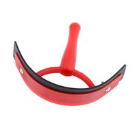 Mingzhe Raschietto per il Sudore del Cavallo Pulizia Efficiente Tenuta Comoda Plastica Resistente (Rosso)