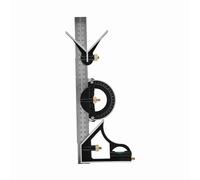 mingzhe Righello Ad Angolo Retto Quadrato Combinato Regolabile da 300 Mm con Base in Acciaio Inossidabile e Lega per Strumento di Misurazione per Ingegneri (Quadrato Combinato Multifunzionale da 300