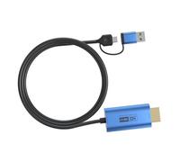 Mingzhe Scheda Video USB 3.0 HD Type-C Registrazione Ingresso 4K Gioco Didattico in Streaming Live Guscio in Alluminio Cavo da 2 M