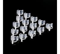 Mingzhe Set Speciale di Clip per Innesto di Piante, Efficiente per Piantine Ortaggi e Fiori, 100 Pezzi in Plastica Trasparente, Dimensioni 2,0-4,5 Mm