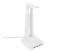 mingzhe Stable Gaming Headset Holder with RGB Glow and Direct Sound (White)