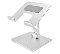 mingzhe Supporto per Tablet in Lega di Alluminio, Staffa Universale per Telefono Tablet Pieghevole Ad Angolo con Cuscinetti in Silicone Antiscivolo E-Reader Professionale