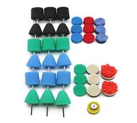 mingzhe Tampone per Lucidatura Kit Dettagli Auto Albero Flessibile Ruote Lucidanti Set per Lucidatrice Automatica Accessori Trapano 69 Pezzi o 36 Pezzi Materiale in Lana Spugna (3)