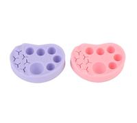 Mingzhe Tavolozza in Silicone per Lifting Ciglia, Sei Sezioni Contenitore | Design lavabile, riutilizzabile, portatile, per applicazioni di bellezza