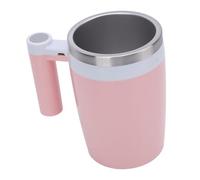 Mingzhe Tazza caffè Mescolatrice con Design Innovativo (Pink) | Comodo utilizzo con una sola mano, capacità di 380 ml, facile pulire, miscelazione rapida, opzioni versatili per le bevande