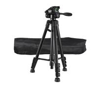 mingzhe Treppiede per Fotocamera Portatile Lega di Alluminio Leggero Compatto 150 Cm Altezza Regolabile con Testa Panoramica a 360° per Vlog Streaming Live Registrazione Video Viaggi