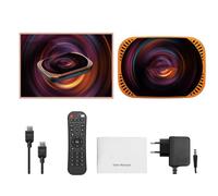 Mingzhe TV Box 8K con 4 GB di RAM, Processore Quad-core, Doppio WiFi | Lettore Multimediale 8K, Chip S905X4, DDR3 da 4 GB, Supporta Ethernet 1000 Mbps, Decodifica AV1/H.265, Slot USB 3.0/TF, per