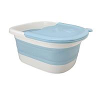 mingzhe Vasca per Pediluvio Pieghevole, Pediluvio in Plastica Resistente a Parete Extra Alta per Alleviare Il Dolore e Rimuovere i Calli a Casa
