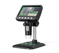 Mingzhe Versatile Microscopio Digitale IPS da 4,3 Pollici 1000x con Supporto Regolabile per Esplorazione Campo e Riparazioni, 1 unità (369)