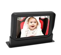 mingzhe Videocamera per Auto per Bambini da 5 Pollici Telecamera Auto Bambini con Visione Notturna Grandangolare da 140 Gradi con Adattatore Guida e tranquillità