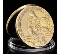 MINHBDER Monete Commemorative Dammi La Forza di Salvare Una Vita, Moneta Ricordo da Collezione, Preghiera del Pompiere, Moneta Placcata in Bronzo