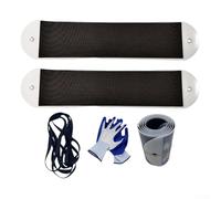 Minhe 2 assi scorrevoli pesanti per mobili con base antiscivolo in EVA per tappeti e pavimenti in legno, capacità di carico 300 kg, struttura in nylon con guanti (76 cm)