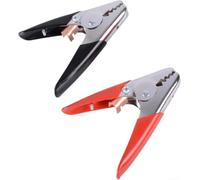 Minhe 4pcs per robusto per batteria Morsetti Rosso e Nero per morsetti a coccodrillo