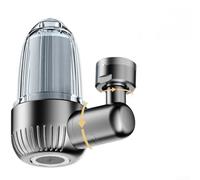 Minhe Aeratore per rubinetto della cucina con capacità di rotazione completa e spray a doppia modalità, sistema di microfiltrazione mira a particelle piccole fino a 0,1 (grigio)