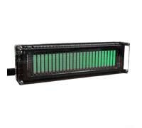 Minhe AK2515 VFD Music Sound Visualizer | per analizzatore SPECTRUM con ingresso AUX e microfono da 3,5 mm | banda larga 32Hz-16kHz, guadagno regolabile, display orologio, alimentazione di tipo C