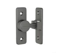 Minhe Bullone ad angolo di 90 gradi che si illumina al buio per porte interne, applicazioni bagno e installazioni di porte tradizionali (grigio)