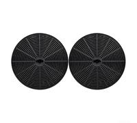Minhe Confezione da 2 filtri a carbone attivo di ricambio per cappe da cucina utilizzate in edifici residenziali senza infrastrutture di canalizzazione 153x16mm