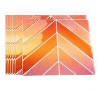 Minhe Decalcomanie impermeabili della parete della spina di pesce del PVC con effetto lucido iridescente allineato ai principi di progettazione nordica(4)