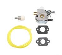 Minhe Gruppo carburatore per Echo SRM-3800 albero diritto 12300051403 Robusta struttura in metallo con guarnizioni Linea filtro Sostituzione fai da te