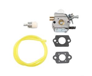 Minhe Gruppo carburatore per Echo SRM-3800 albero diritto 12300051403 Robusta struttura in metallo con guarnizioni Linea filtro Sostituzione fai da te