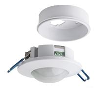 Minhe Interruttore sensore attivato dal movimento PIR per montaggio a soffitto supporta carico 1A compatibile con driver lampada e sistemi di controllo di ventilazione