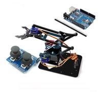 Minhe Kit braccio robotico che sostiene l'educazione elettronica pratica con staffa in rame del circuito stampato e componenti dell'alloggiamento in acrilico