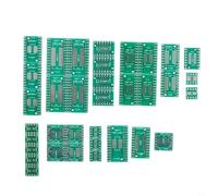 Minhe Kit di schede PCB da 35 pezzi per adattatore da SMD a DIP per SOP MSOP SSOP TSSOP SOT23 Tipi di pacchetto Prototipazione elettronica e conversione IC con pin misti per configurazioni e schede