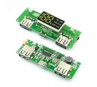 Minhe Modulo centrale della banca di potere dello ione di litio con display digitale del LED e doppia uscita USB per uso ricaricabile (2A 1A)