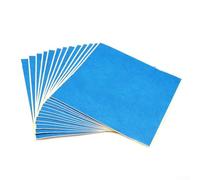 Minhe Nastro adesivo blu per stampante 3D, per letto riscaldato, resistente alle alte temperature, confezione da 20, compatibile con stampanti FDM e SLA (150 mm x 150 mm)
