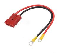 Minhe per batteria Kit connettore rapido 50A M8 Terminale per batteria Cavo connettore per veicoli elettrici Verricello Rimorchio Applicazioni di alimentazione (50cm)