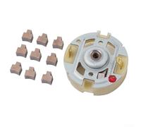 Minhe Portaspazzole di carbone motore RS550 con 10 spazzole di carbone per Bosch e per modelli Makita per manutenzione e sostituzione di utensili elettrici in applicazioni industriali