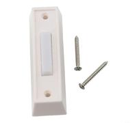 Minhe Pulsante per campanello cablato blu illuminato a LED, interruttore di ricambio per apriporta del garage, pulsante luminoso, robusto rame DC12-24 V, per casa, ufficio, scuola