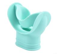 Minhe Regolatore per immersioni subacquee, copertura per bocchino per supporto polipo, protezione in silicone contro sabbia e sporco, colore rosso (verde)