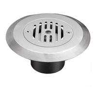 Minhe Scarico per piscina in acciaio inossidabile 304 con vite integrata per regolazione del flusso in stagni e spa (tipo 63)