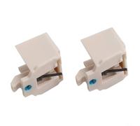 Minhe Set di 2 puntine di ricambio audio, ATN3600L, progettate per una compatibilità ottimale con vari modelli di giradischi e applicazioni per giradischi