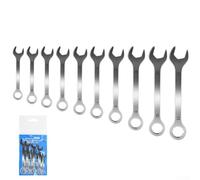 Minhe Set di 8 chiavi sottili per mini doppie chiavi aperte, 5-11 mm, in | Set da 8 pezzi, dimensioni 5-11 mm, design a profilo sottile, acciaio ad alto tenore di carbonio, ideale per le attività