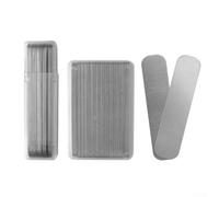 Minhe Set di guarnizioni distanziali per tornio CNC, 50 pezzi, assortimento di strisce di spessore in metallo da 0,1-0,5 mm, resistenti all'usura e spessori di saldatura in custodia