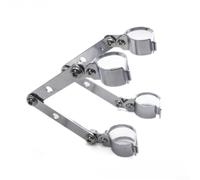 Minhe Staffa di montaggio in metallo per fari da 28-51 mm per forcelle (41 51 mm)