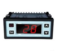 Minhe Termostato digitale regolatore di temperatura per scaldabagni e frigoriferi, dispone di doppi sensori indipendenti e visualizzazione dello stato della temperatura a LED visivo