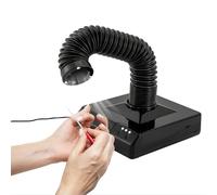 MINHUIJIHUI 60w Aspiratore da Banco per Lucidatura Dentale,Aspiratore per Polvere con Design A LED/Tubo di Aspirazione Retrattile,Collettore di Polveri Dentali,con Potente Potenza