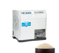 MINHUIJIHUI Macchina per Sbucciatura Riso, Separatore Regolabile Crusca Automatico, Fresatrice Multigrano 3 kg con Controllo Doppia velocità, Motoriduttore in Rame a Basso Consumo