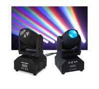 Mini 10 Watt LED Moving Head Light fascio bianco luce testa mobile DJ Party