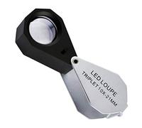 Mini 10 X Gioielliere Loupe Con Luce LED Per Rendere Strumenti E Accessori Lenti D' Ingrandimento