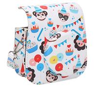 Mini 11 Case Birthday Party Small Camera Bag Custodia in PU per Fujifilm Mini11/9 Instant Camera Camera Bag con Tracolla e Fibbia Regolabile in Metallo