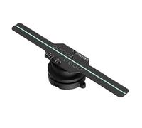 Mini 14cm 124 LED Display LED trasparente Mini ologramma 3D Ventilatore Proiettore Ologramma Display Ventilatore olografico 3D